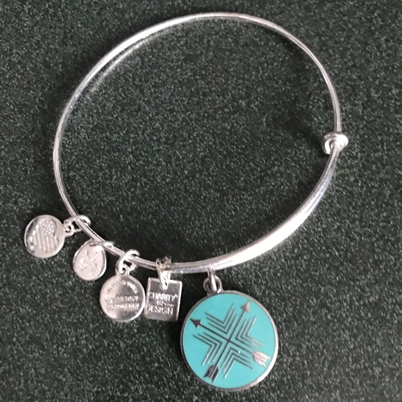 Alex And Ani Expandable Wire Bangle Bracelet - Picture 1 of 16
